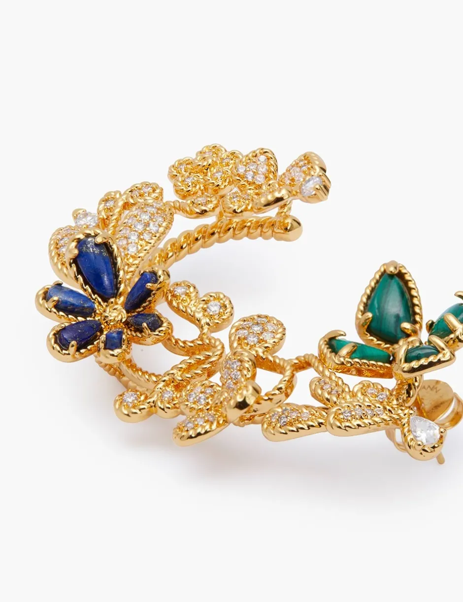 Sale ZIMMERMANN Twisted Wire Flower Ear Cuff