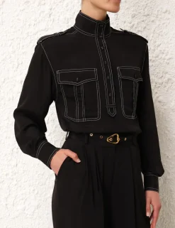 Online ZIMMERMANN Utility Blouse