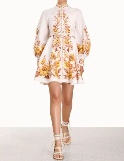 Clearance ZIMMERMANN Vacay Button Up Mini Dress