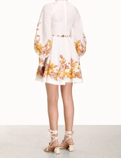 Clearance ZIMMERMANN Vacay Button Up Mini Dress