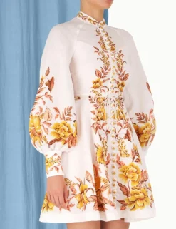 Clearance ZIMMERMANN Vacay Button Up Mini Dress