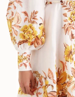 Clearance ZIMMERMANN Vacay Button Up Mini Dress