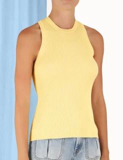 Hot ZIMMERMANN Vacay Knit Racer Tank