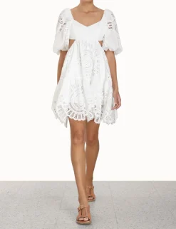 Discount ZIMMERMANN Vacay Lace Mini Dress