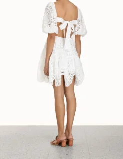 Discount ZIMMERMANN Vacay Lace Mini Dress
