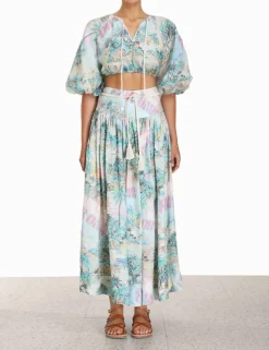 Best ZIMMERMANN Vacay Midi Skirt