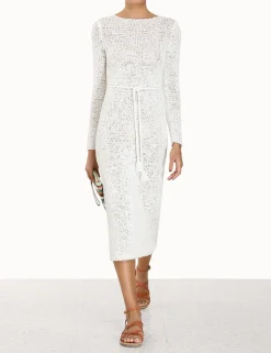 Online ZIMMERMANN Vacay Ribbon Knit Dress