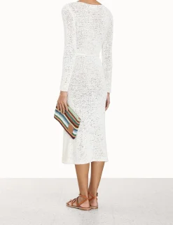 Online ZIMMERMANN Vacay Ribbon Knit Dress