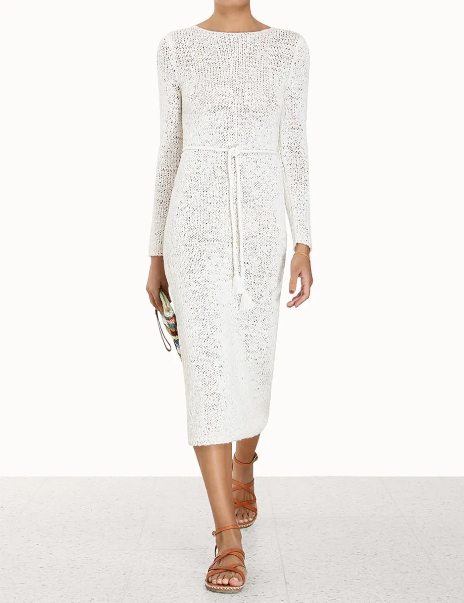 Hot ZIMMERMANN Vacay Ribbon Knit Dress