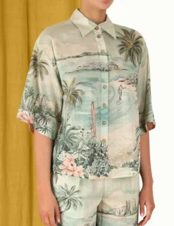 Sale ZIMMERMANN Vacay Surf Shirt