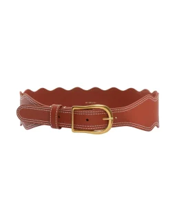 Discount ZIMMERMANN Wave Leather Waist Belt