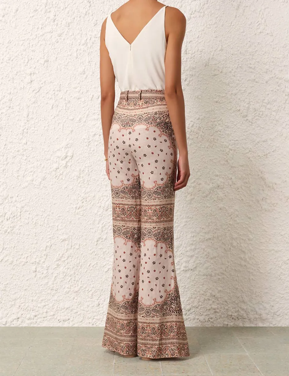 Outlet ZIMMERMANN Wide Leg Pant