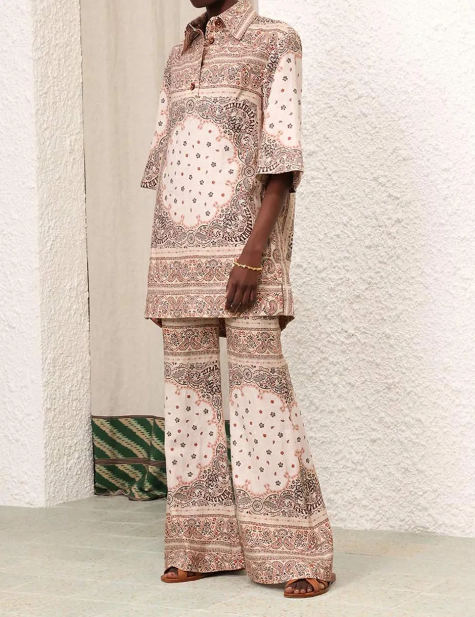 Outlet ZIMMERMANN Wide Leg Pant